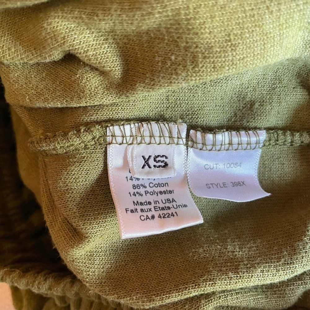 Stark X olive green velour joggers - Picture 4 of 5